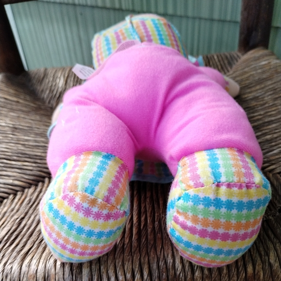 Baby's First Giggles 13" Baby Doll Plush Soft Body Pink Girl Baby Doll Lovey - Picture 7 of 15
